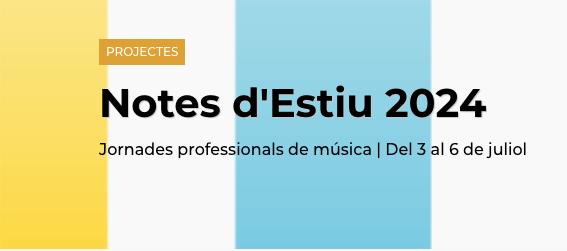 NOTES D’ESTIU: Jornades professionals de música organitzades pel Conservatori de Música de la Diputació a Tarragona